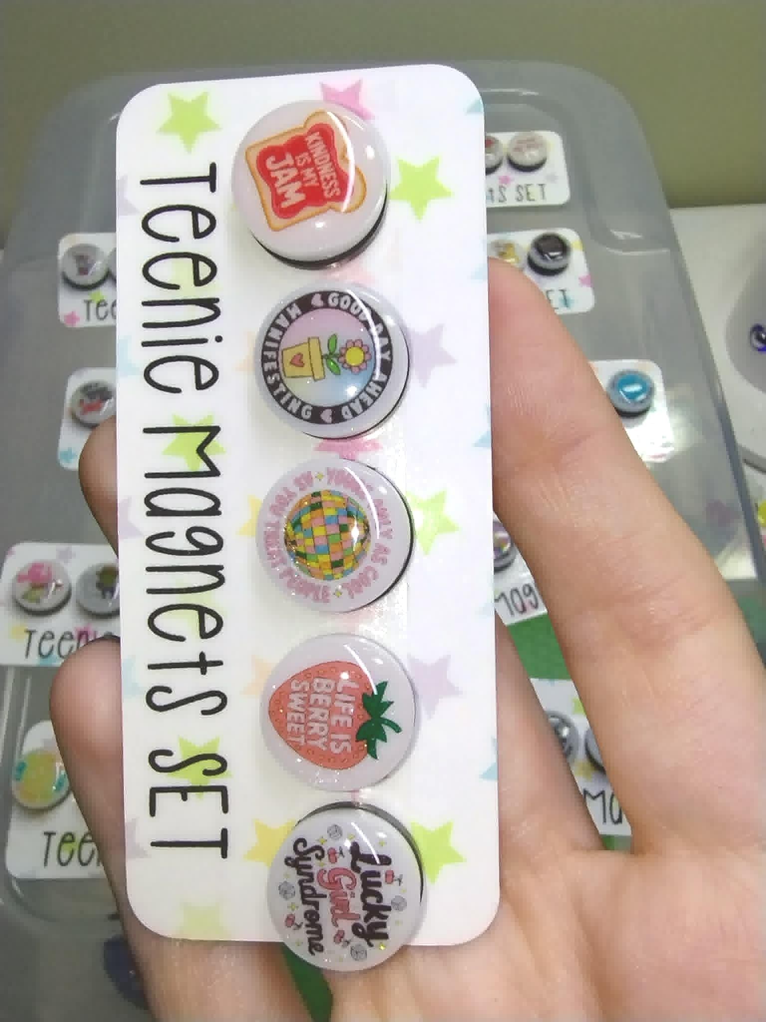 11 Styles-Teenie Magnet Sets- Refrigerator Magnets